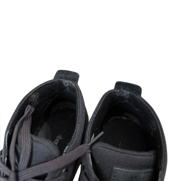 Timberland Davis Square Black Leather & Cordura Canvas Ortholite Chukka Shoe 10 - Picture 13 of 16